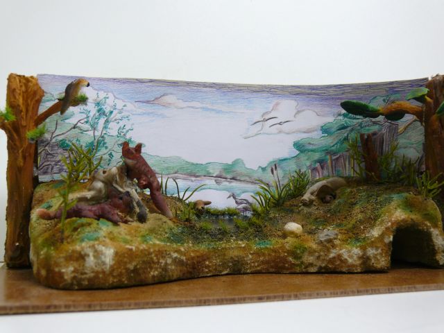 Modell des Diorama